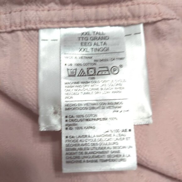 Old Navy Men's Tall Regular Fit Everyday Shirt Short Sleeve Button Front Shirt - Picture 4 of 5